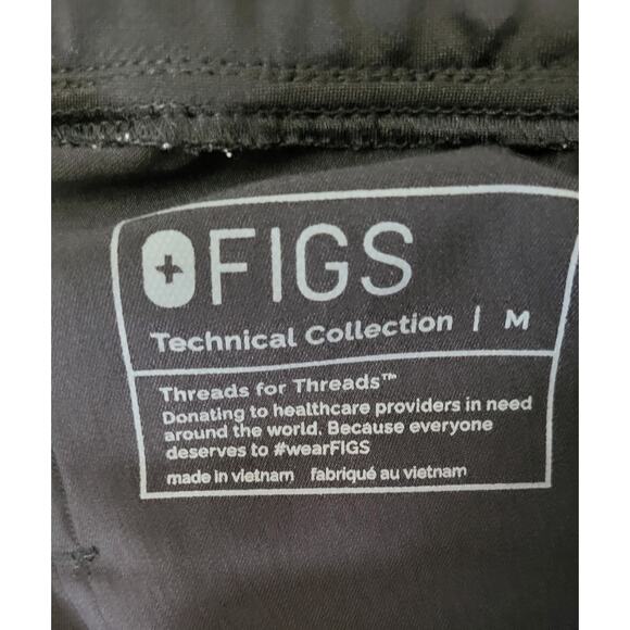 FIGS Scrub Pants Women's Size Medium Black EUC - Picture 11 of 12